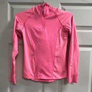 Avalanche Girls Pink Quarter Zip Hoodie - Size Medium -  GUC